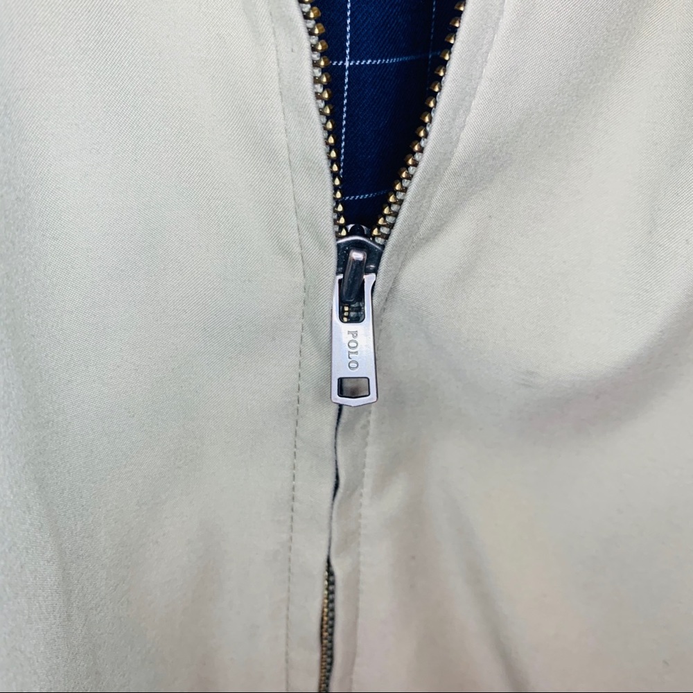 Polo Ralph Lauren Bi-Swing tan zip up jacket - Picture 3 of 15
